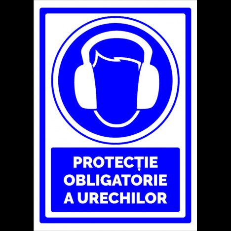 Indicator protectie obligatorie a urechilor